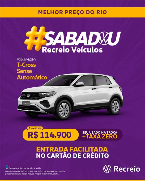 T-CROSS 1.0 200 TSI TOTAL FLEX SENSE AUTOMÁTICO