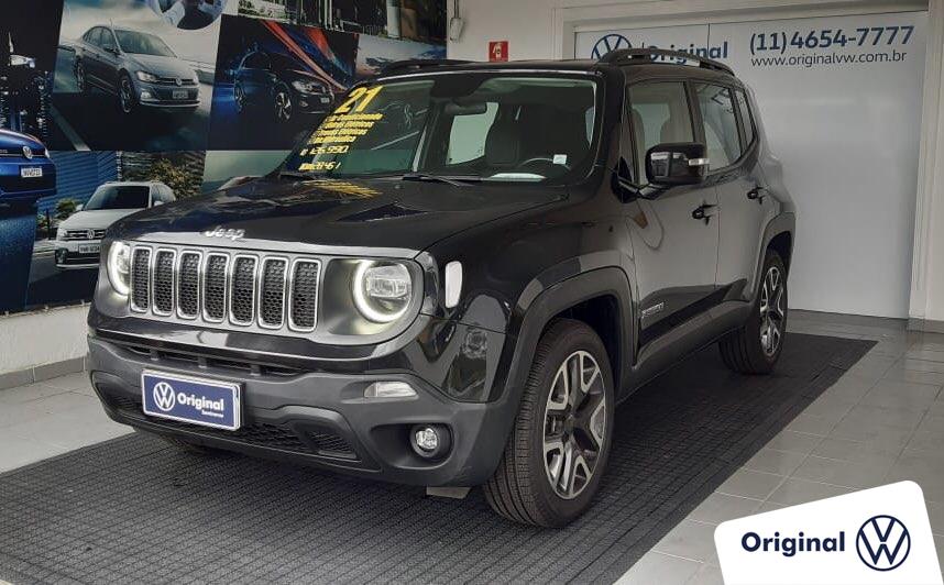 JEEP RENEGADE 2021 - 1.8 16V FLEX LONGITUDE 4P AUTOMÁTICO
