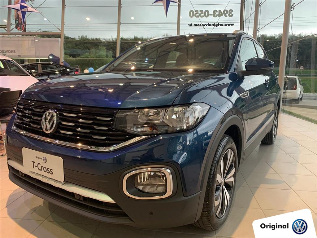 VOLKSWAGEN T-CROSS 2021 - 1.4 250 TSI TOTAL FLEX HIGHLINE AUTOMÁTICO