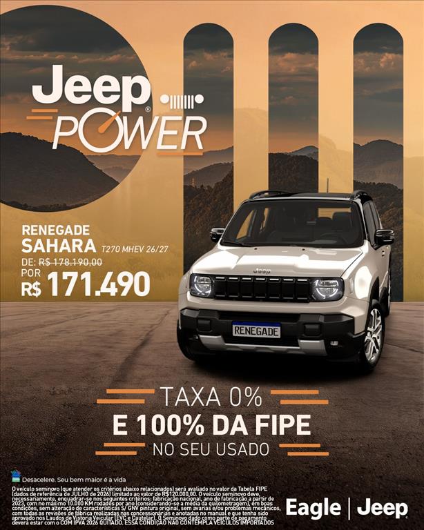 RENEGADE 1.3 T270 TURBO MHEV SAHARA AT6