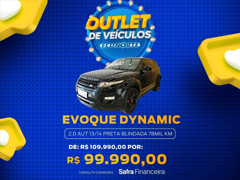RANGE ROVER EVOQUE 2.0 DYNAMIC 4WD 16V GASOLINA 4P AUTOMÁTICO