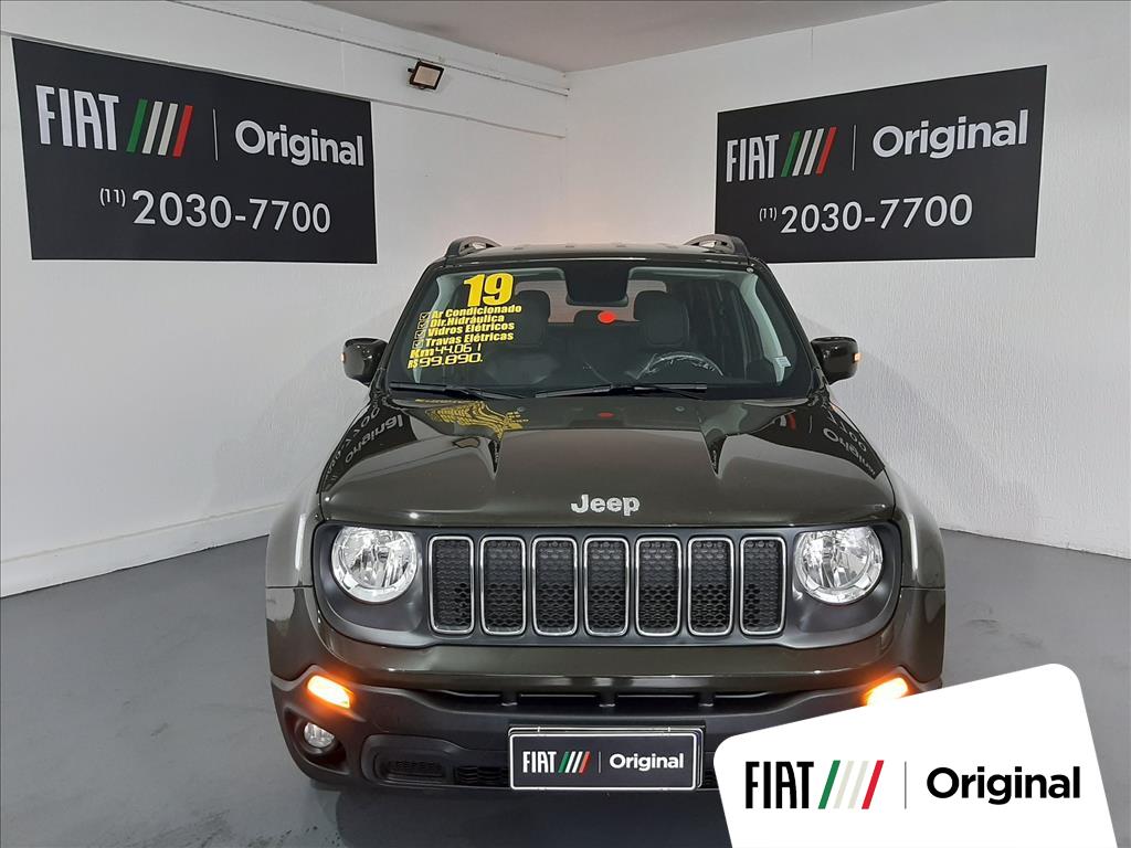 JEEP RENEGADE 2019 - 1.8 16V FLEX LONGITUDE 4P AUTOMÁTICO