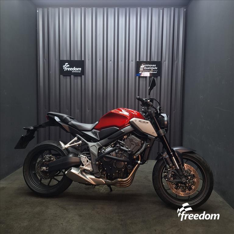 Moto HONDA do modelo CB 650 R ABS 2024/2024