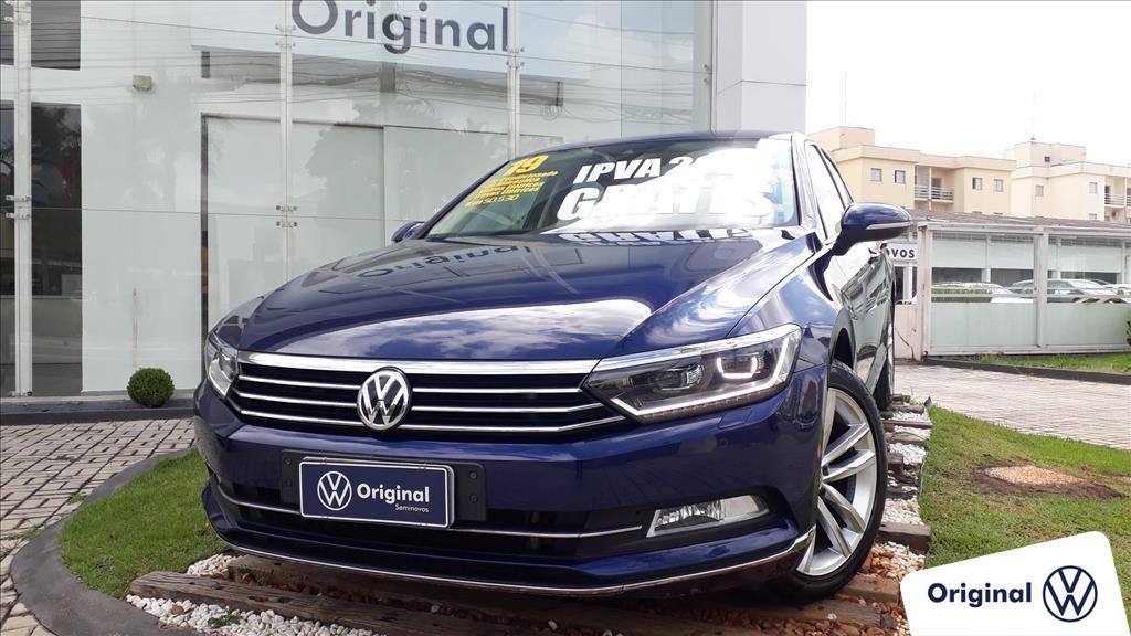 VOLKSWAGEN PASSAT 2019 - 2.0 16V TSI BLUEMOTION GASOLINA HIGHLINE 4P DSG
