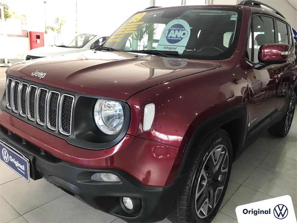 JEEP RENEGADE 2019 - 1.8 16V FLEX LONGITUDE 4P AUTOMÁTICO