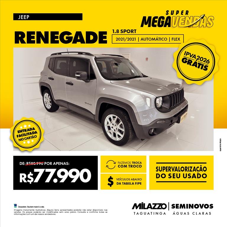 RENEGADE 1.8 16V FLEX SPORT 4P AUTOMÁTICO