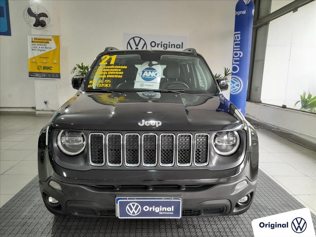 JEEP RENEGADE 2021 - 1.8 16V FLEX LONGITUDE 4P AUTOMÁTICO