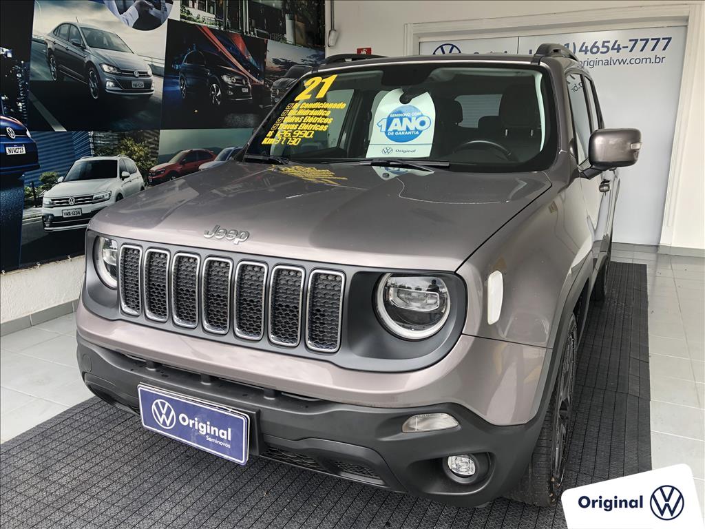 JEEP RENEGADE 2021 - 1.8 16V FLEX LONGITUDE 4P AUTOMÁTICO