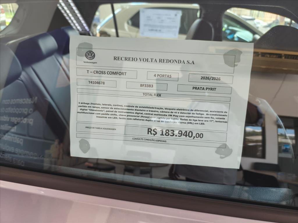 T-CROSS 1.0 200 TSI TOTAL FLEX COMFORTLINE AUTOMÁTICO6