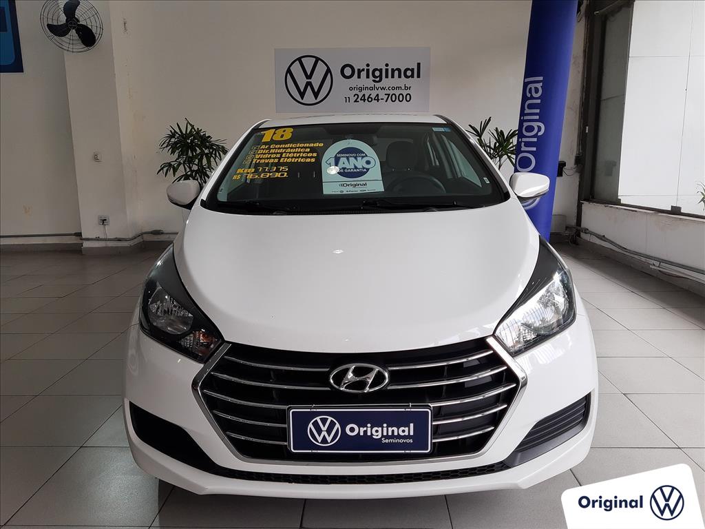 HYUNDAI HB20S 2018 - 1.6 COMFORT PLUS 16V FLEX 4P AUTOMÁTICO