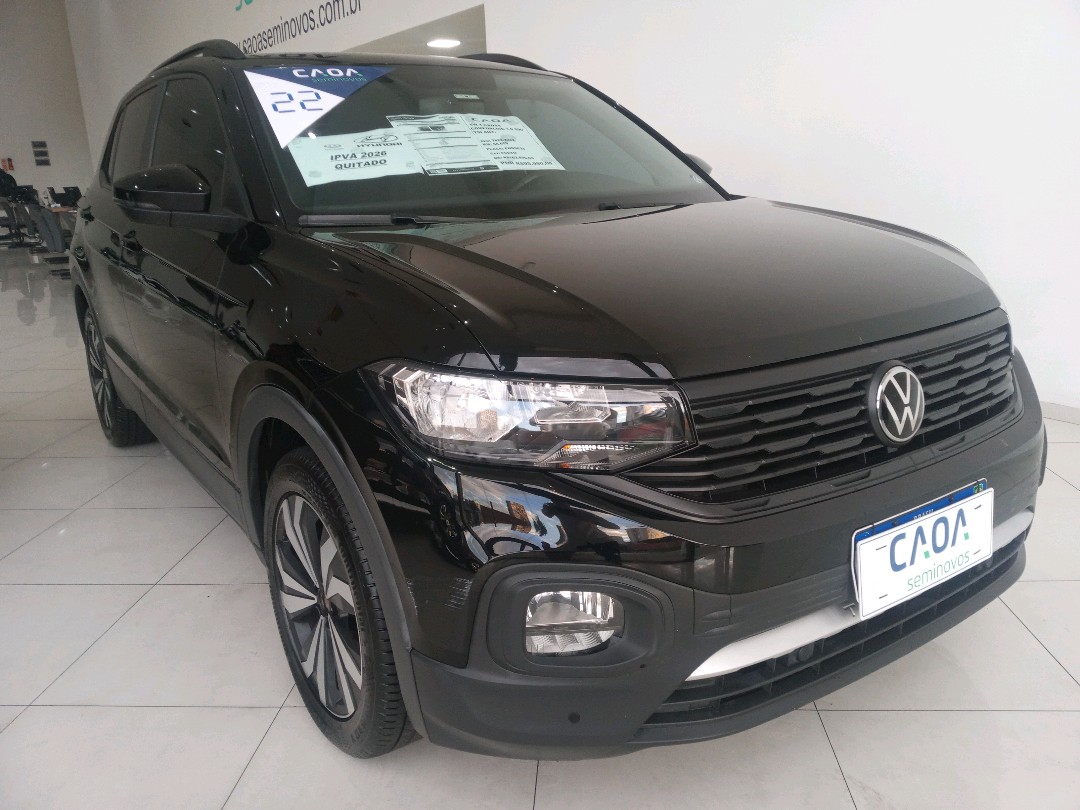 VW - Volkswagen-T-CROSS-1.0 200 TSI TOTAL FLEX COMFORTLINE AUTOMÁTICO