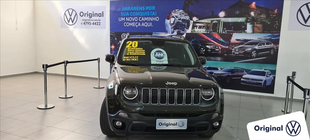JEEP RENEGADE 2020 - 1.8 16V FLEX LONGITUDE 4P AUTOMÁTICO