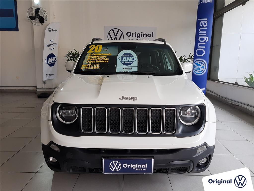 JEEP RENEGADE 2020 - 1.8 16V FLEX LONGITUDE 4P AUTOMÁTICO