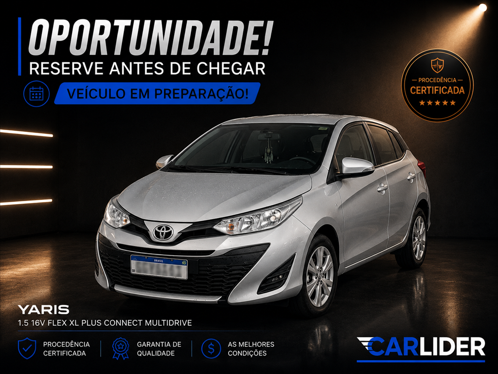 YARIS 1.5 16V FLEX XL PLUS CONNECT MULTIDRIVE0