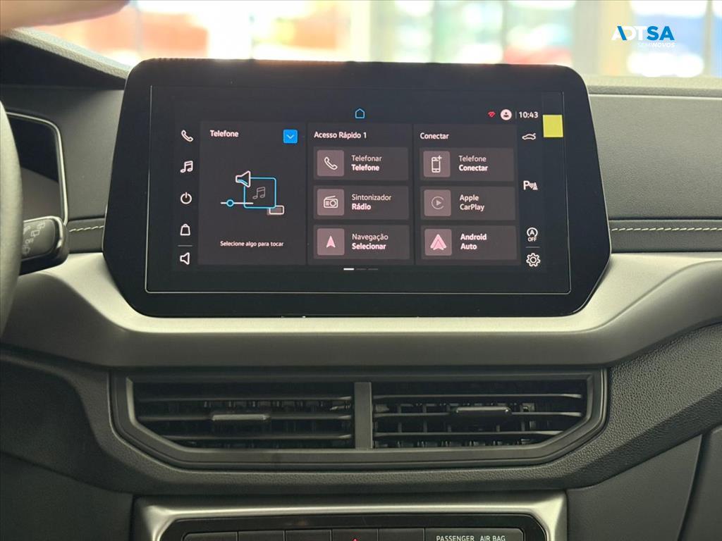 VOLKSWAGEN T-CROSS 1.0 200 TSI TOTAL FLEX AUTOMÁTICO