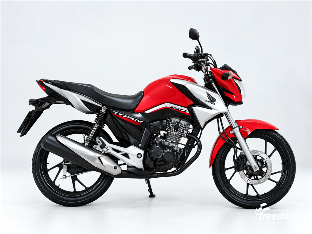 Moto HONDA do modelo CG 160 TITAN 2021/2022