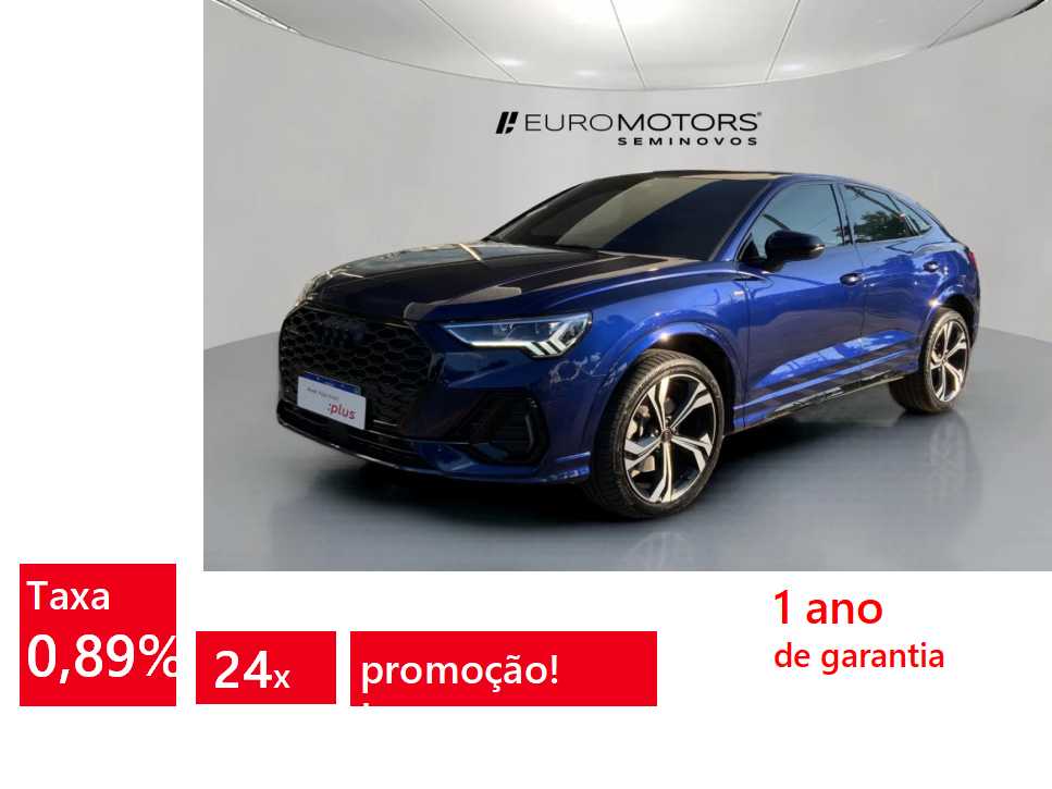 2.0 40 TFSI GASOLINA SPORTBACK PERFORMANCE BLACK PLUS QUATTRO TIPTRONIC