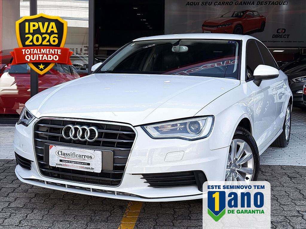 Audi A3 - 1.4 TFSI SEDAN ATTRACTION 16V GASOLINA 4P S-TRONIC