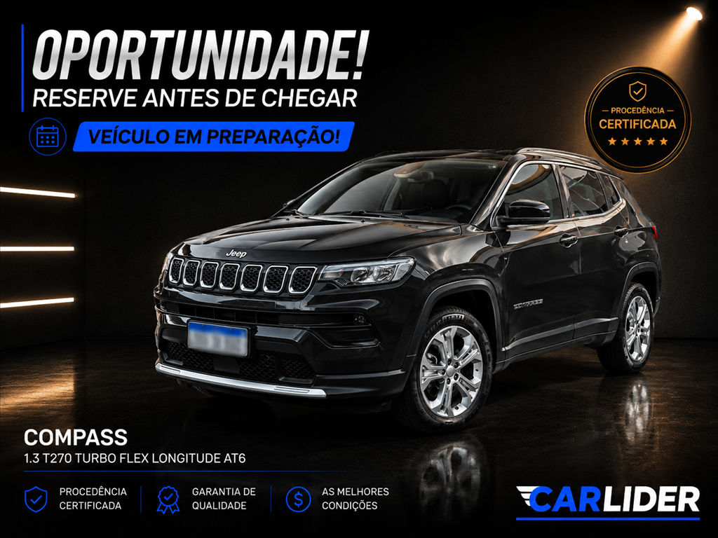 COMPASS 1.3 T270 TURBO FLEX LONGITUDE AT6