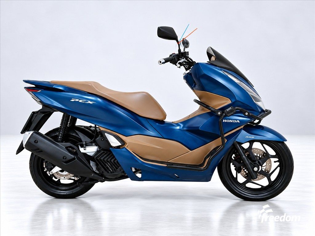 Moto HONDA do modelo PCX 160 DLX 2022/2023