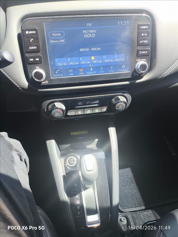 KICKS 1.6 16V FLEXSTART EXCLUSIVE XTRONIC6