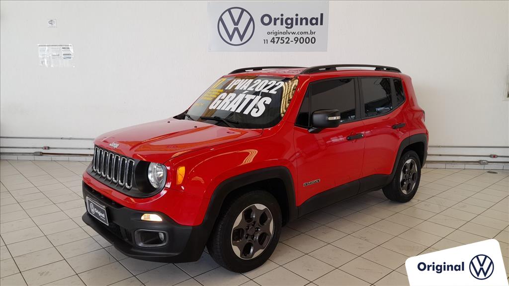 JEEP RENEGADE 2017 - 1.8 16V FLEX SPORT 4P AUTOMÁTICO