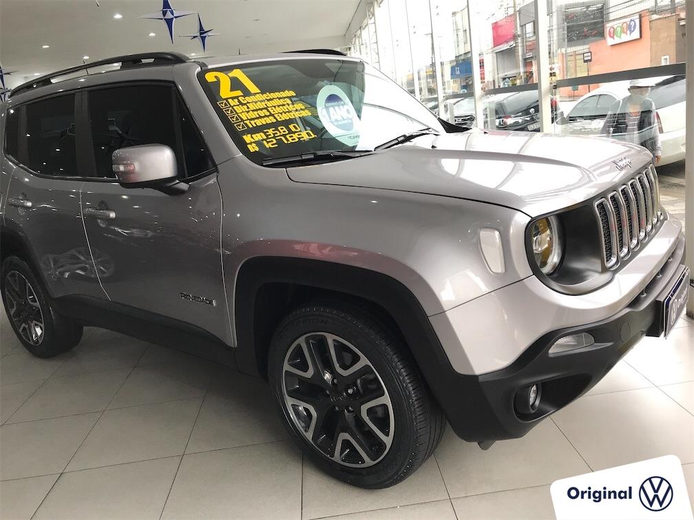 JEEP RENEGADE 2021 - 1.8 16V FLEX LONGITUDE 4P AUTOMÁTICO