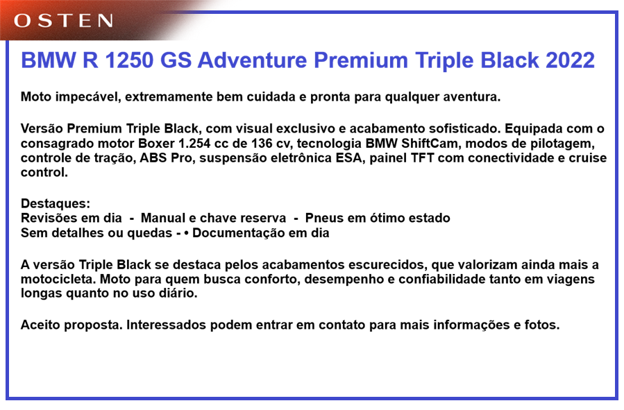 BMW Motorrad-R-1250 GS ADVENTURE TRIPLE BLACK