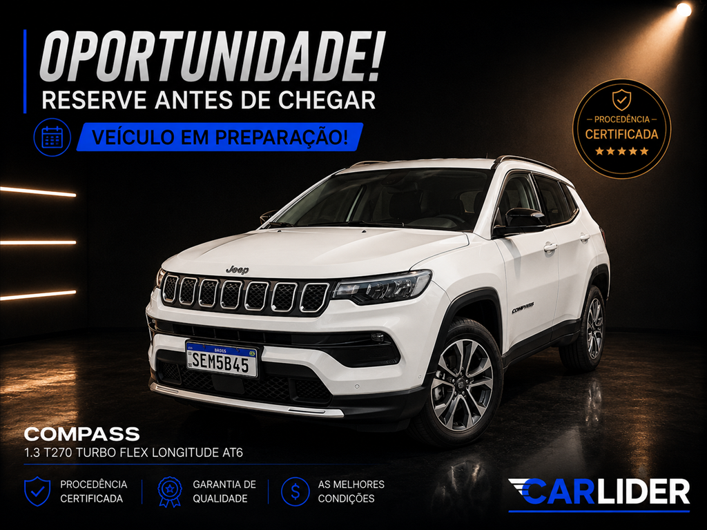 COMPASS 1.3 T270 TURBO FLEX LONGITUDE AT6