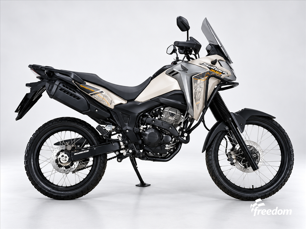 Moto HONDA do modelo SAHARA XRE 300 ADVENTURE 2025/2025