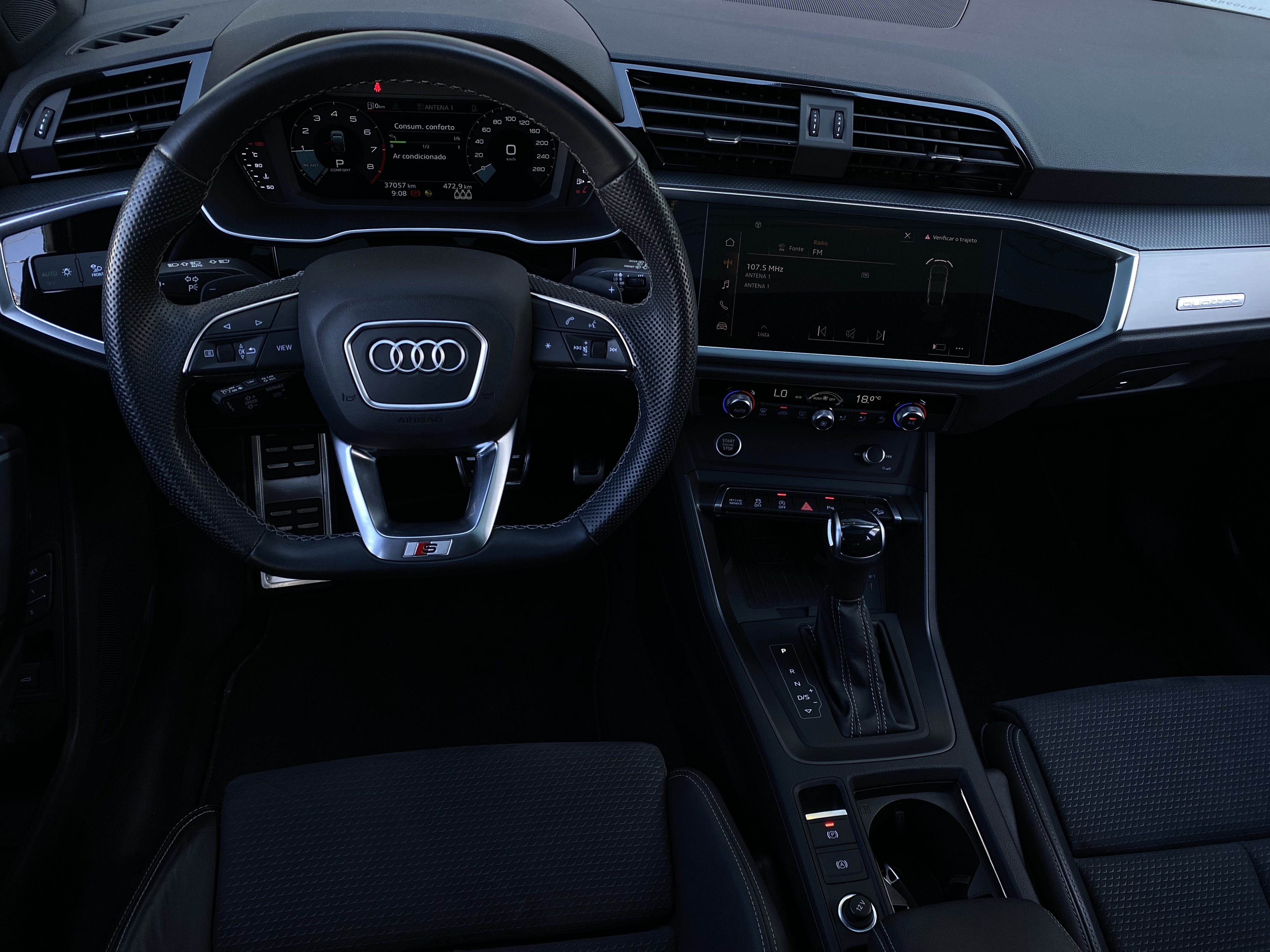 Q3 2.0 40 TFSI GASOLINA SPORTBACK PERFORMANCE BLACK QUATTRO TIPTRONIC18