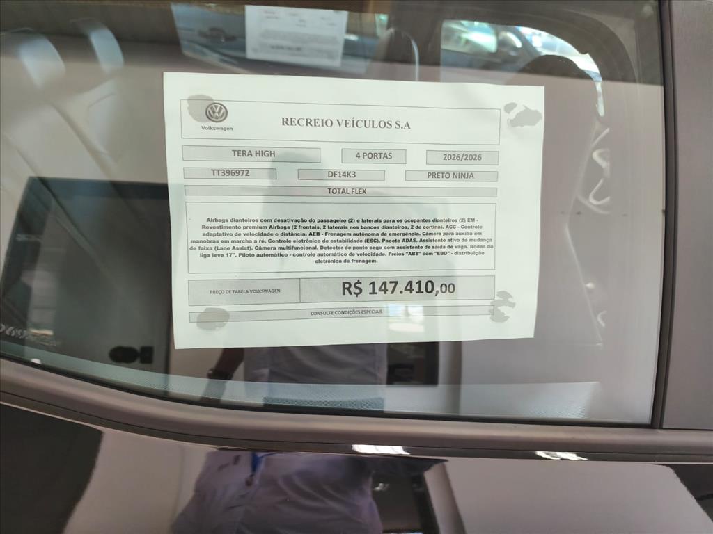 TERA 1.0 170 TSI HIGH AUTOMÁTICO6