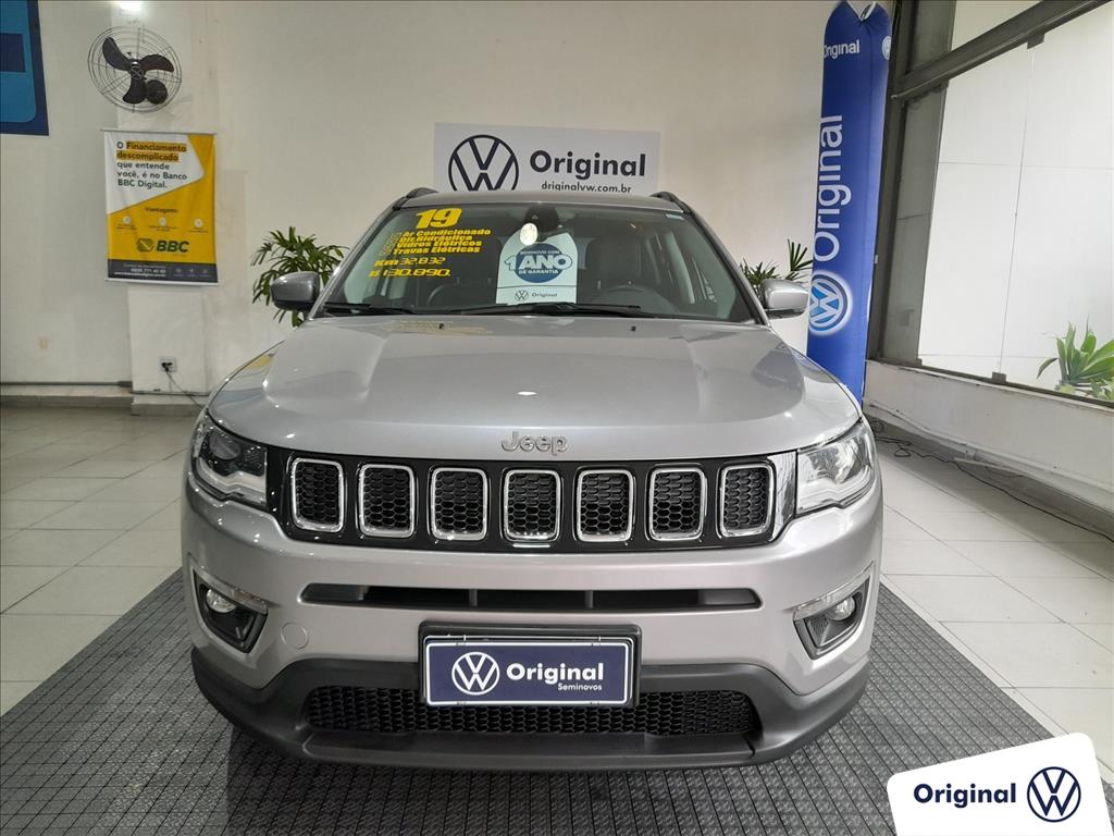 JEEP COMPASS 2019 - 2.0 16V FLEX LONGITUDE AUTOMÁTICO
