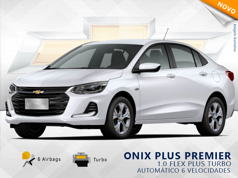 ONIX PLUS 1.0 TURBO FLEX PREMIER AUTOMÁTICO ONIX PLUS 1.0 TURBO FLEX PREMIER AUTOMÁTICO