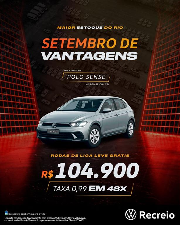 POLO 1.0 170 TSI SENSE AUTOMÁTICO