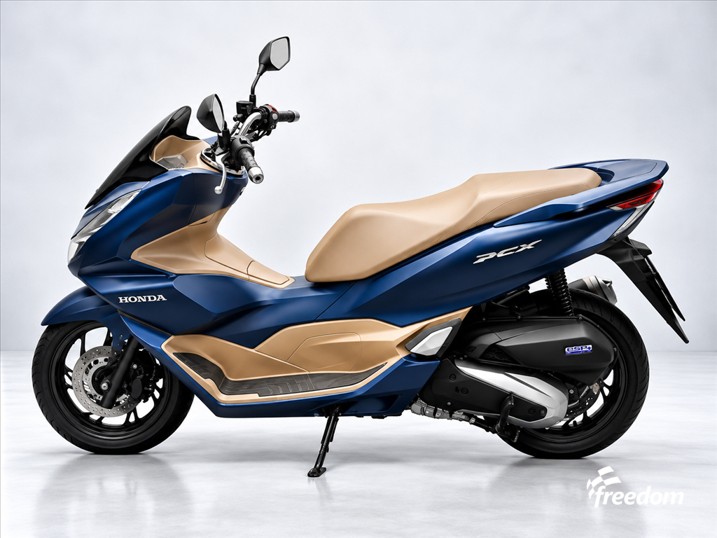 Moto HONDA do modelo PCX 160 DLX 2024/2024