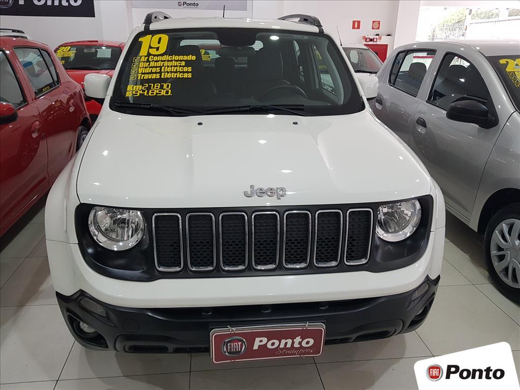 JEEP RENEGADE 2019 - 1.8 16V FLEX LONGITUDE 4P AUTOMÁTICO