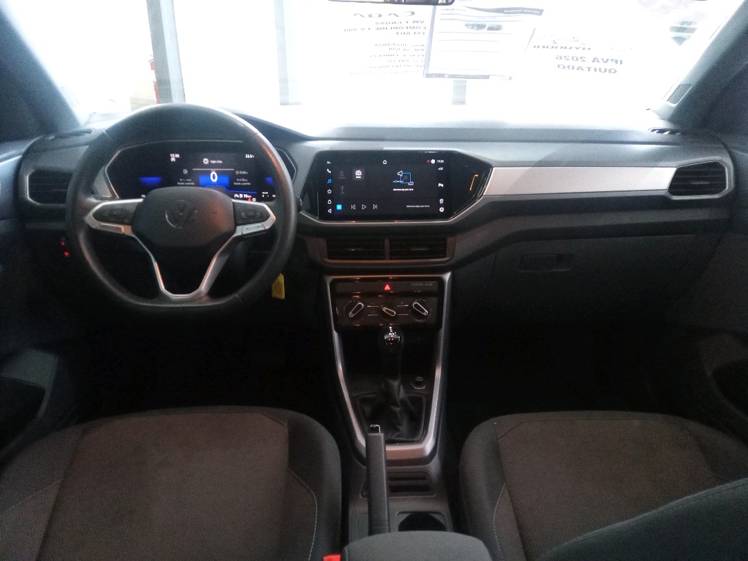 VW - Volkswagen-T-CROSS-1.0 200 TSI TOTAL FLEX COMFORTLINE AUTOMÁTICO