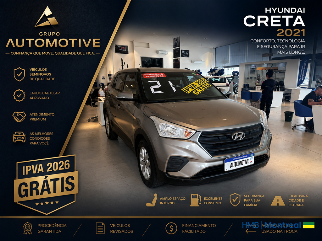 CRETA 1.6 16V FLEX ACTION AUTOMÁTICO