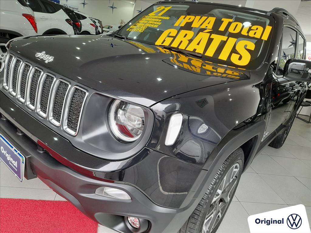 JEEP RENEGADE 2021 - 1.8 16V FLEX LONGITUDE 4P AUTOMÁTICO