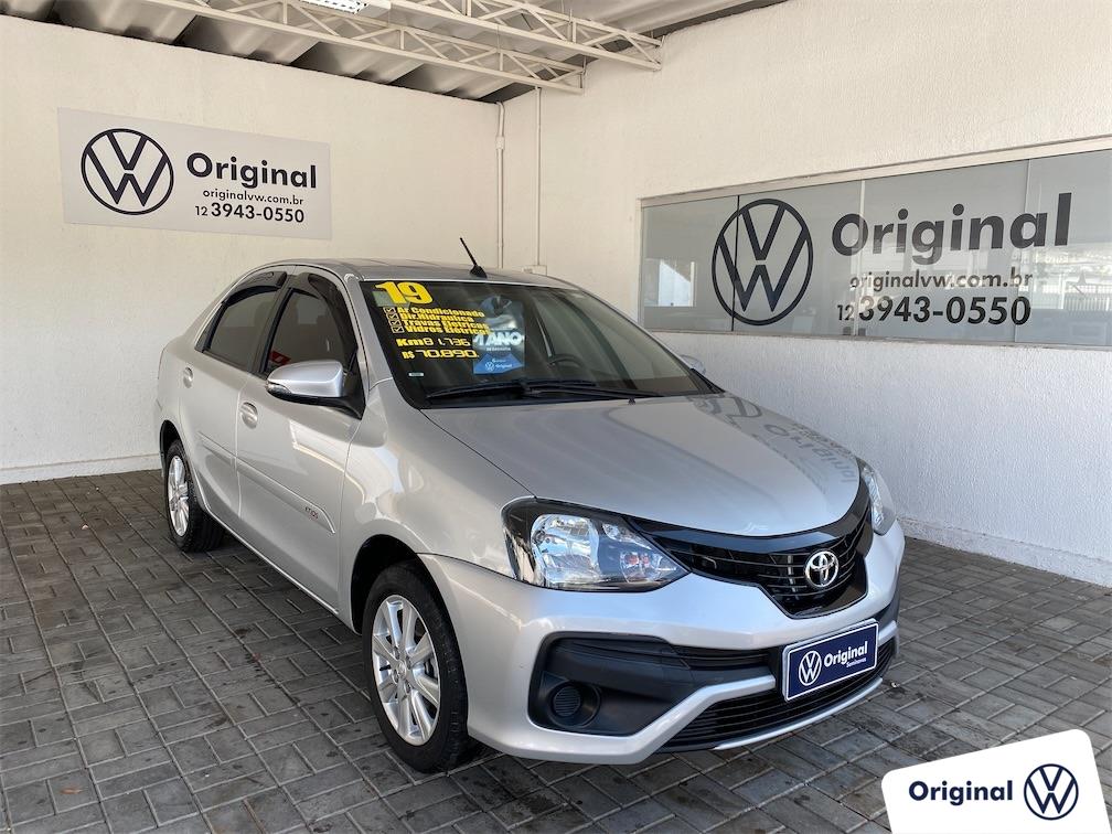 TOYOTA ETIOS 2019 - 1.5 X PLUS 16V FLEX 4P AUTOMÁTICO