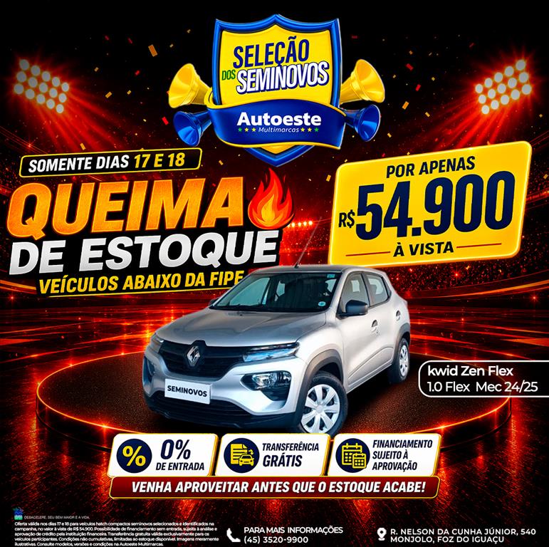 KWID 1.0 12V SCE FLEX ZEN MANUAL