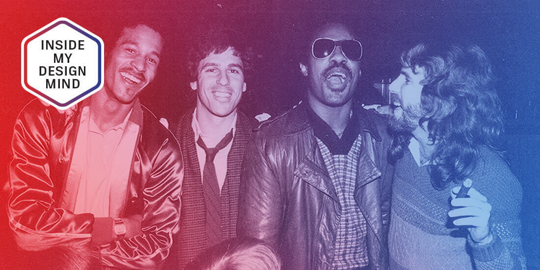 Ambrose (right) with Stevie Wonder. Courtesy Stephen D. Ambrose. stephen d ambrose with stevie wonder