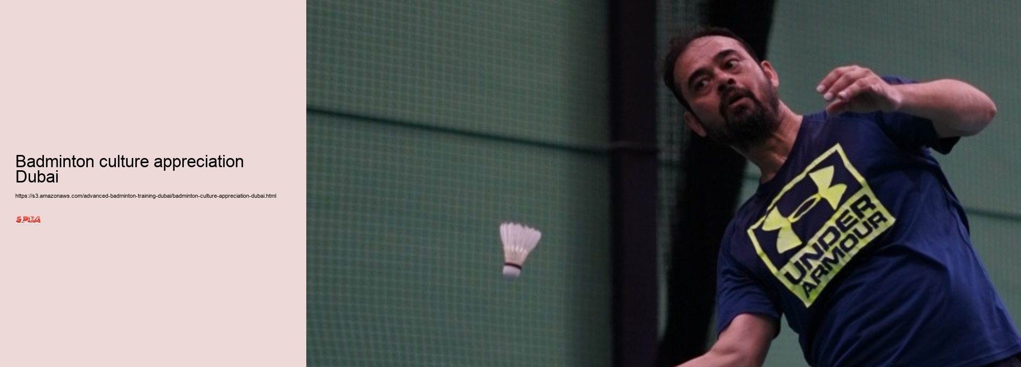 Badminton culture appreciation Dubai