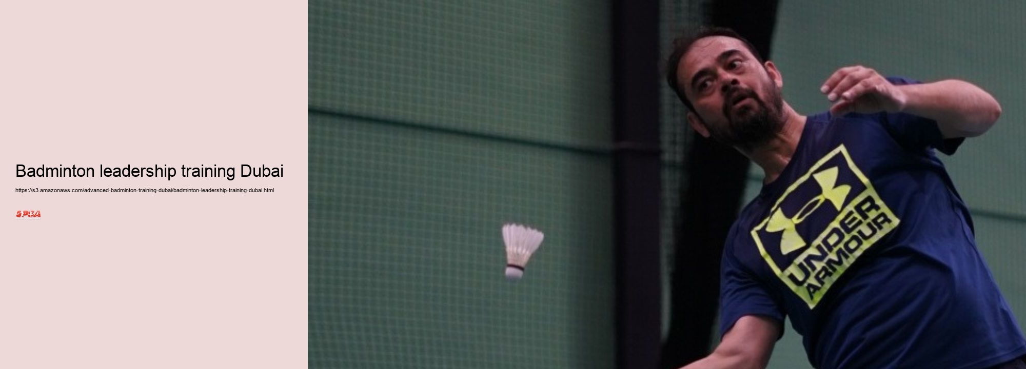 Badminton leadership training Dubai