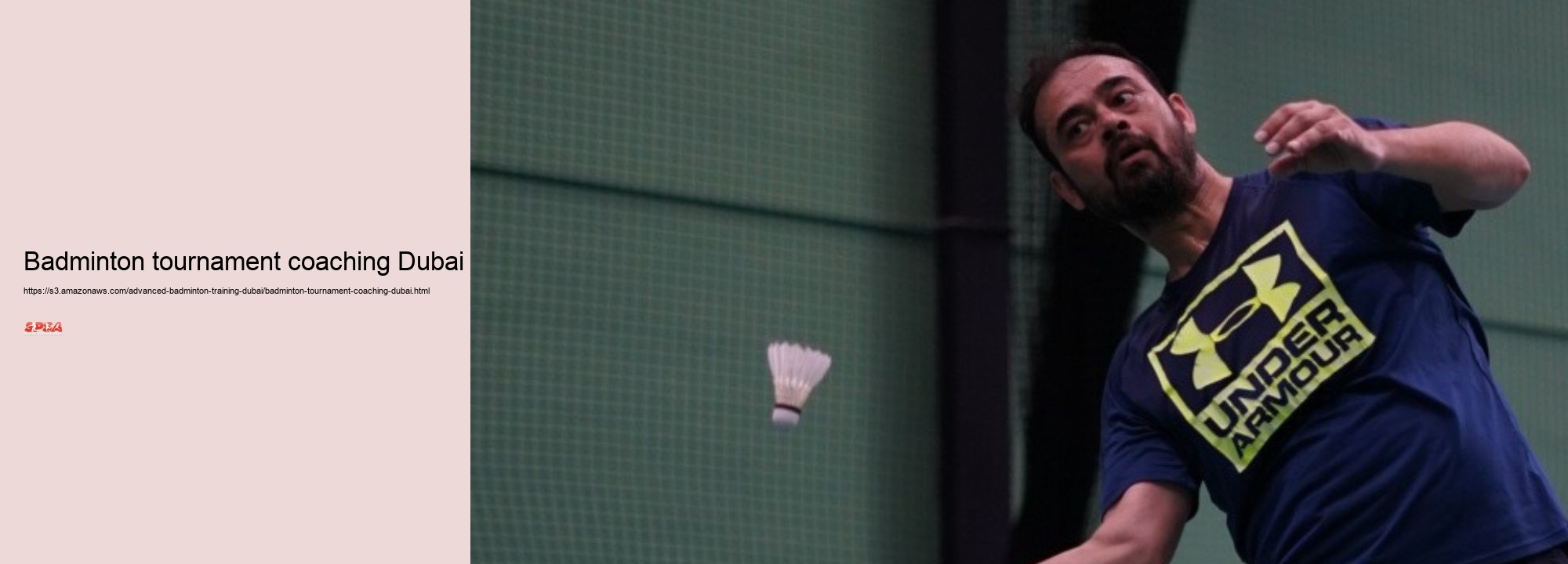 Badminton tournament coaching Dubai