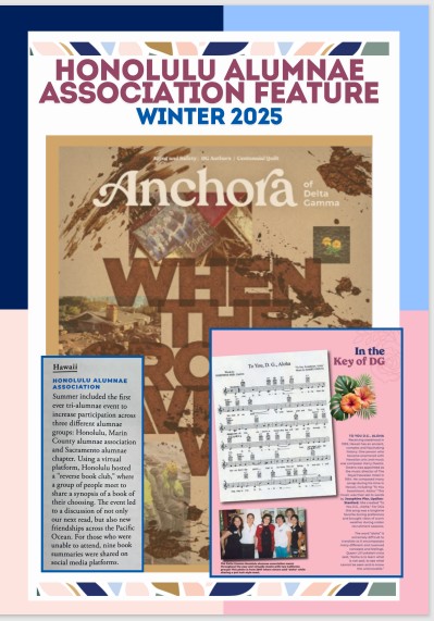 Anchora Magazine Features