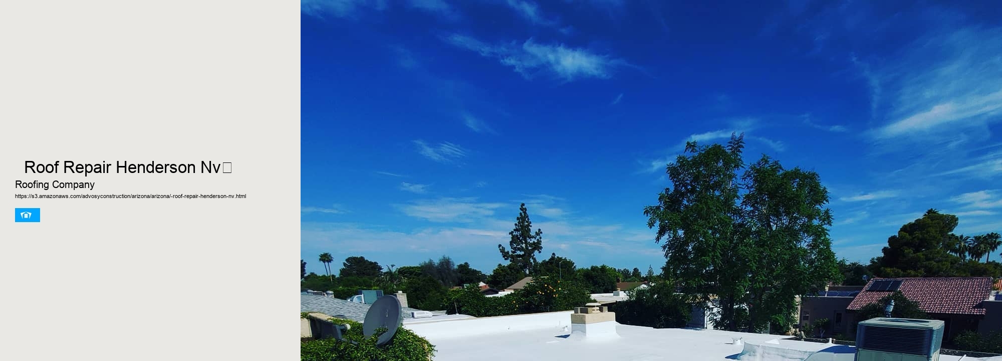   Roof Repair Henderson Nv	 