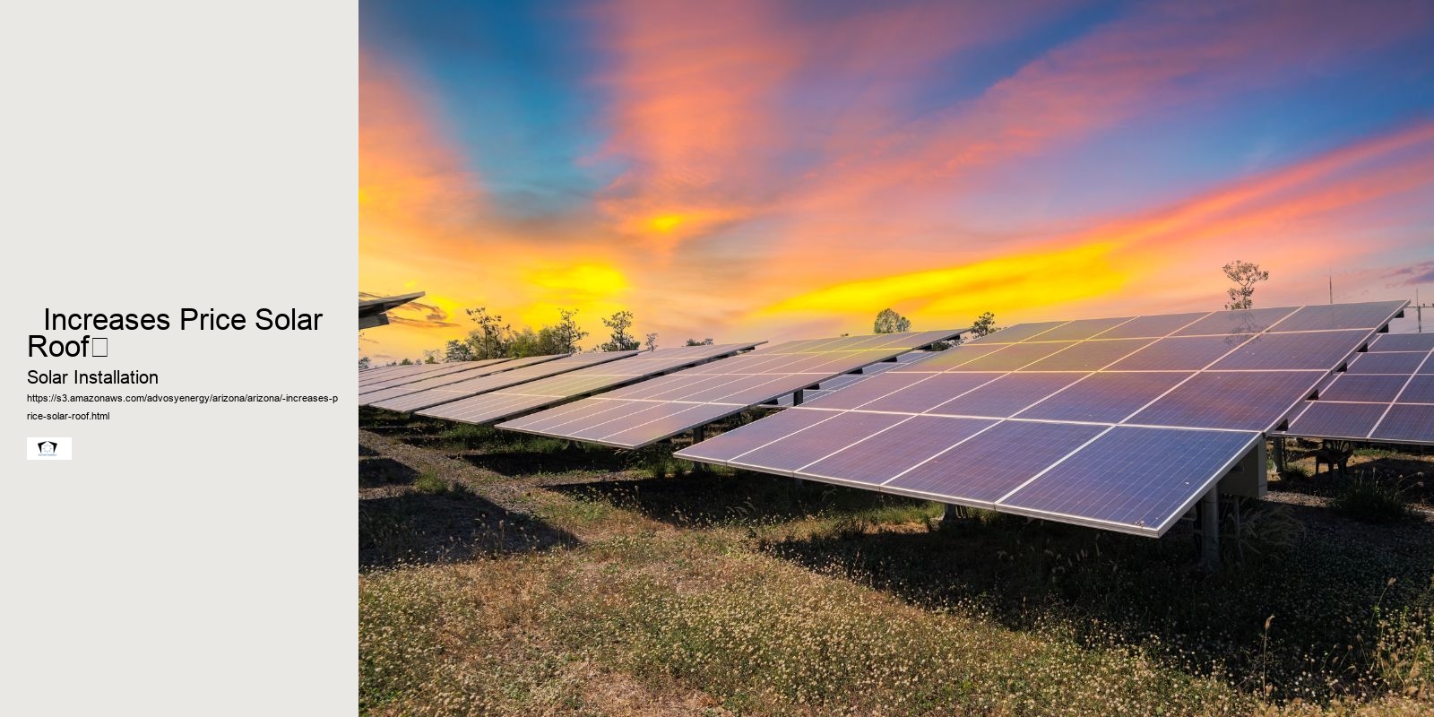   Increases Price Solar Roof	 