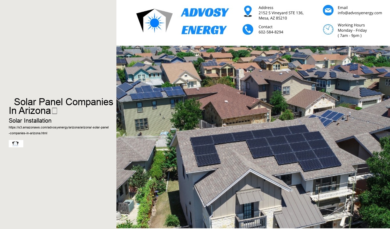   Solar Panel Companies In Arizona	 